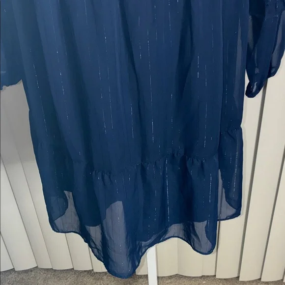 INC International Concepts Navy Blue Dress - Picture 4 of 8